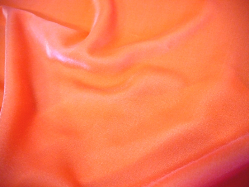 プレーンベルベット オレンジピンク ベルベット生地の定番 プレーンベルベットのオレンジピンク ビロード工房ｙａｍａｚａｋｉ